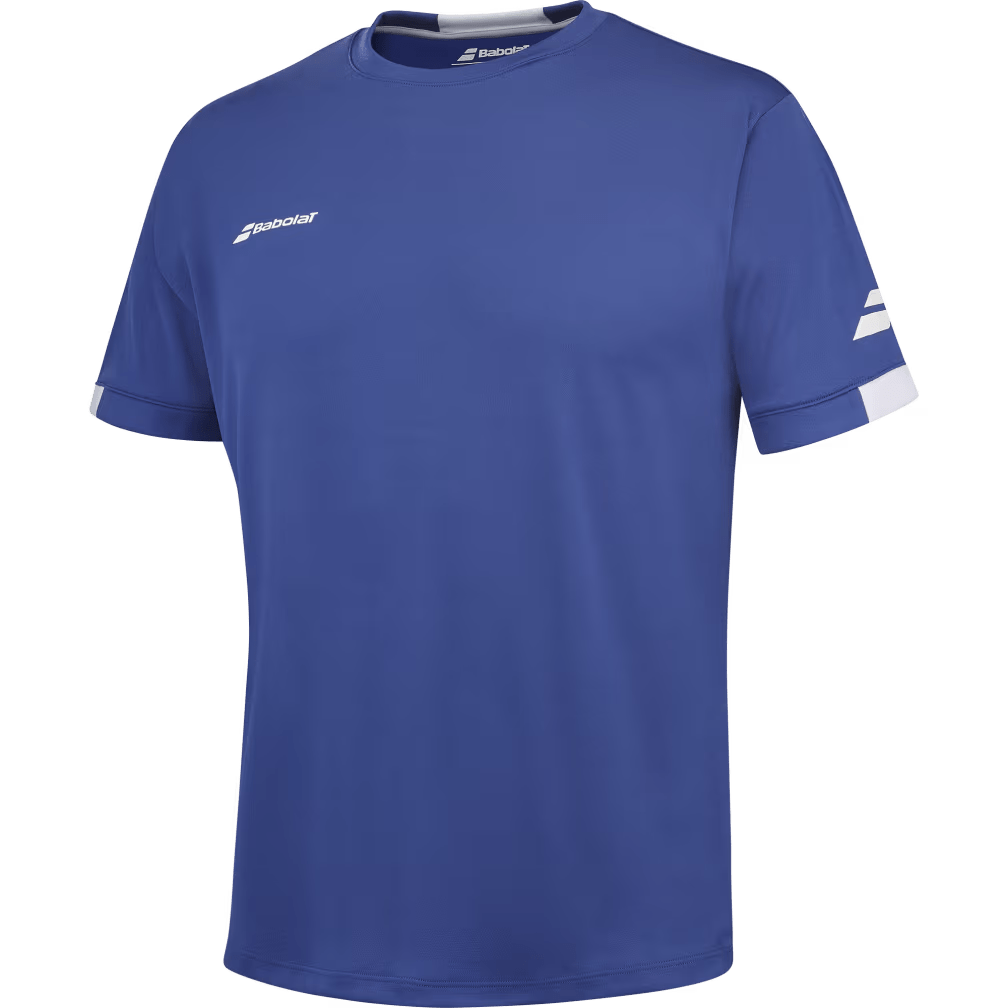T-shirt Babolat Play Crew Neck Boy Bleu Marine Junior