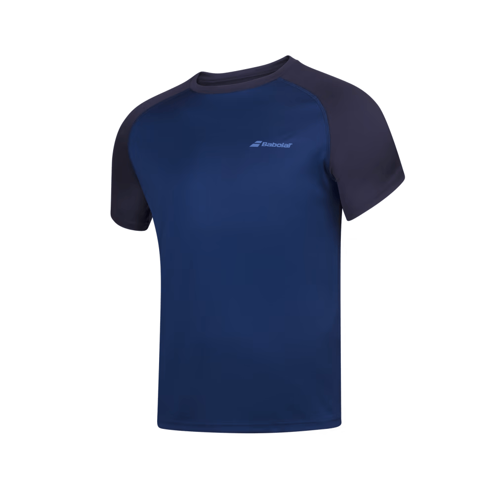 T-shirt Babolat Play Crew Neck Bleu Tee Boy Junior