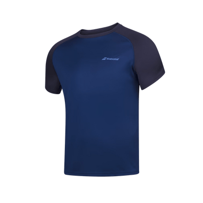 T-shirt Babolat Play Crew Neck Bleu Tee Boy Junior