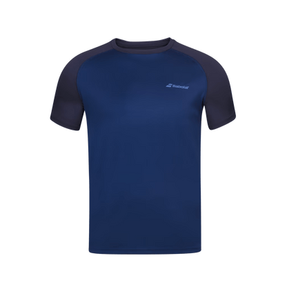 T-shirt Babolat Play Crew Neck Bleu Tee Boy Junior