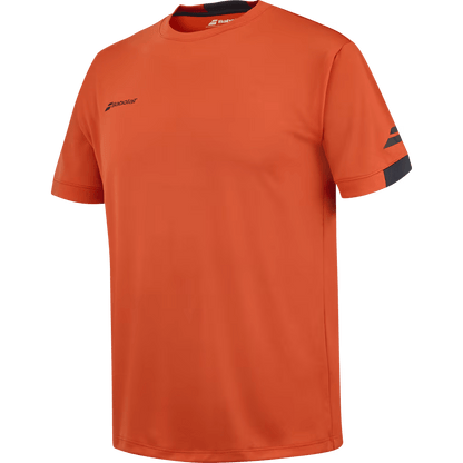 T-shirt Babolat Play Crew Neck Boy Rouge/Orange Junior