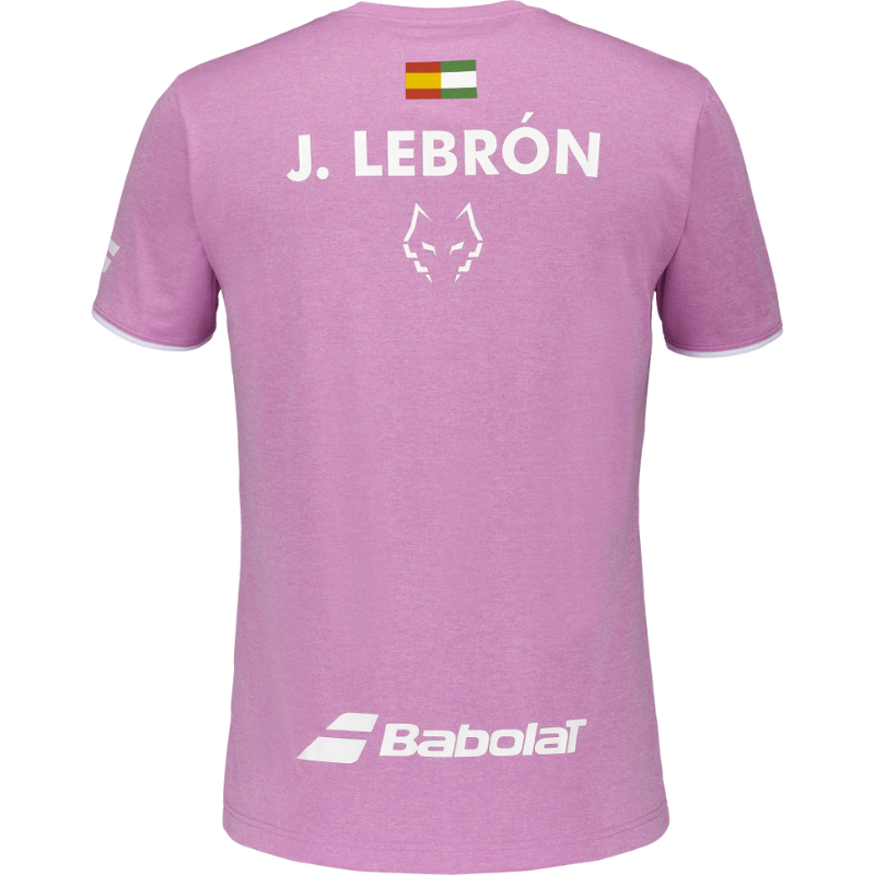 T-shirt Babolat Replica Crew Neck Tee Lebron Rose