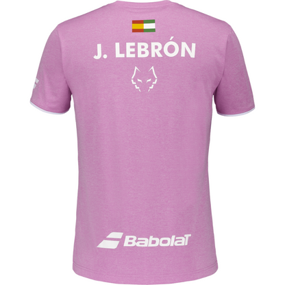 T-shirt Babolat Replica Crew Neck Tee Lebron Rose