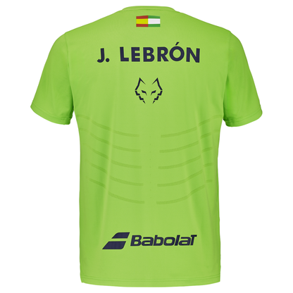 T-shirt Babolat Replica Crew Neck Tee Lebron Vert