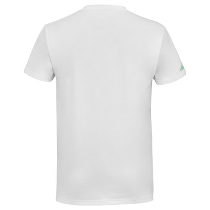 T-shirt Babolat Padel Cotton Tee Blanc/Bleu
