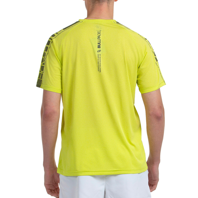 T-shirt Bullpadel Badan Jaune