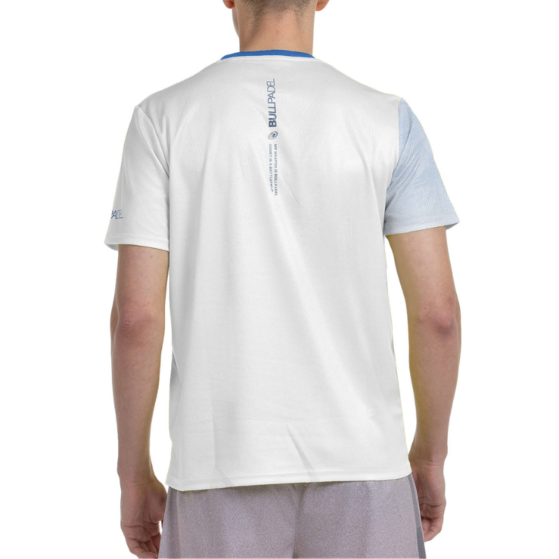 T-shirt Bullpadel Baten Blanc