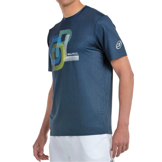 T-shirt Bullpadel Bebas Bleu Marine