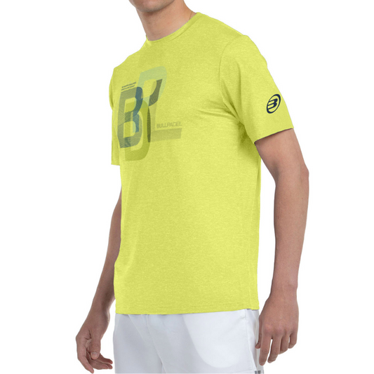 T-shirt Bullpadel Bebas Jaune