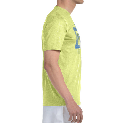 T-shirt Bullpadel Bebas Jaune