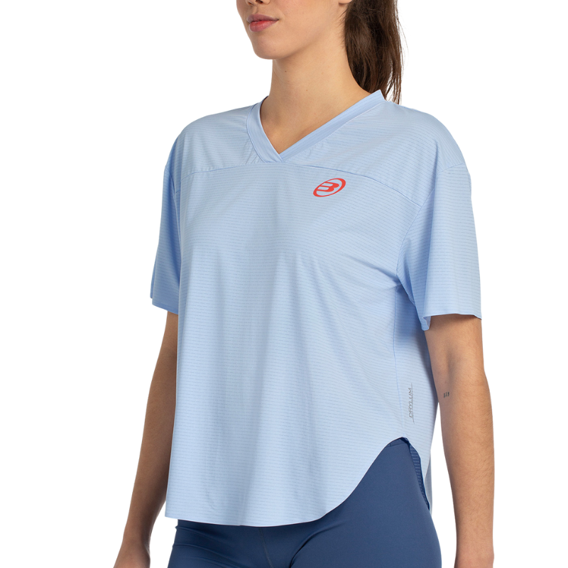 T-shirt Bullpadel Belvis Bleu Femme