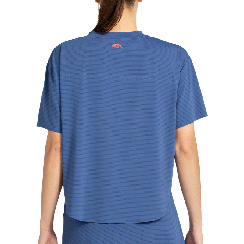 T-shirt Bullpadel Belvis Bleu Marine Femme