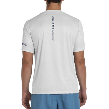 T-shirt Bullpadel Beque Blanc