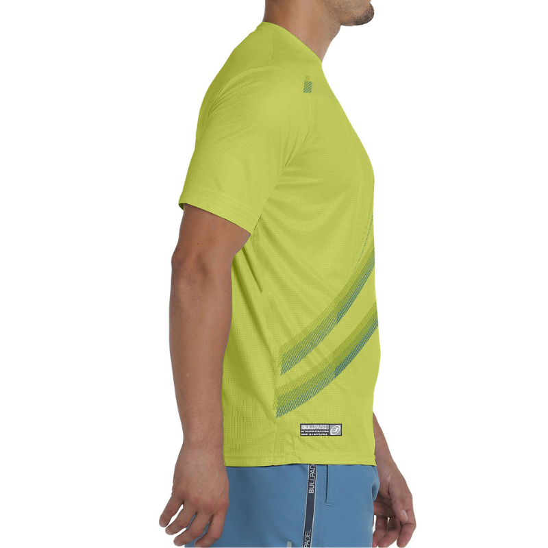 T-shirt Bullpadel Beque Jaune