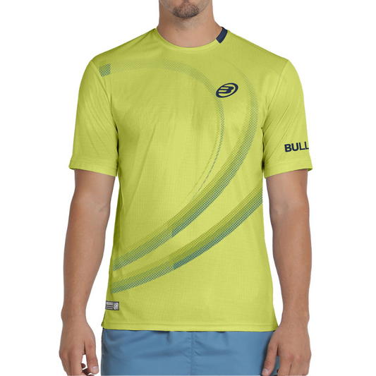 T-shirt Bullpadel Beque Jaune