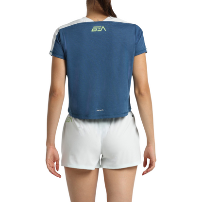 T-shirt Bullpadel Bilma Bleu Marine Femme