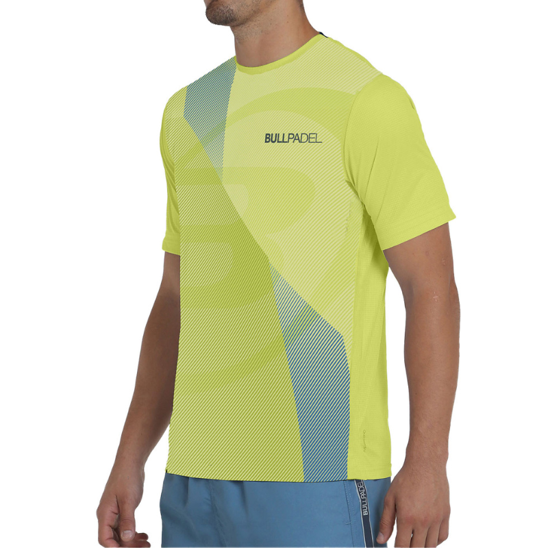 T-shirt Bullpadel Brumo Jaune