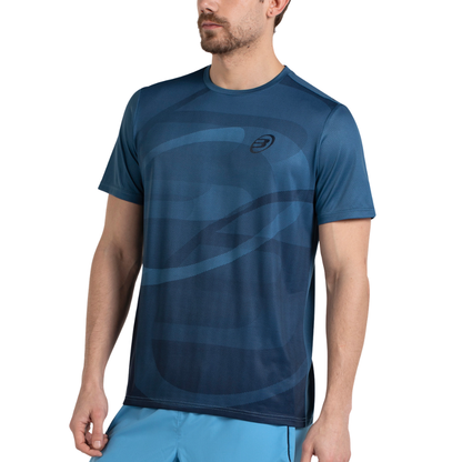 T-shirt Bullpadel Cayon Bleu