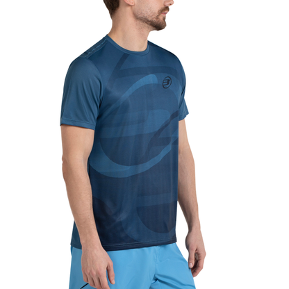 T-shirt Bullpadel Cayon Bleu