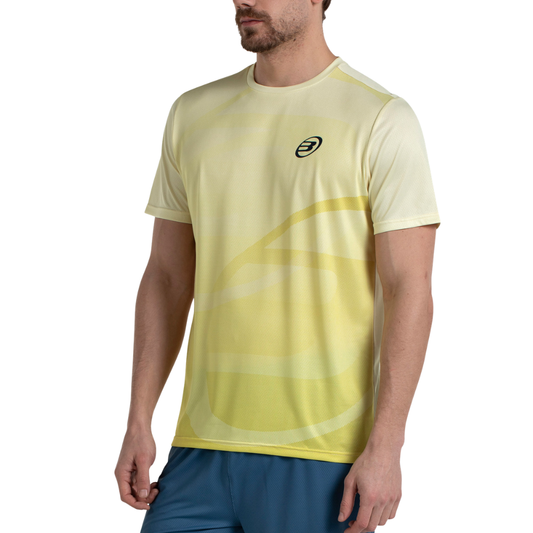T-shirt Bullpadel Cayon Jaune