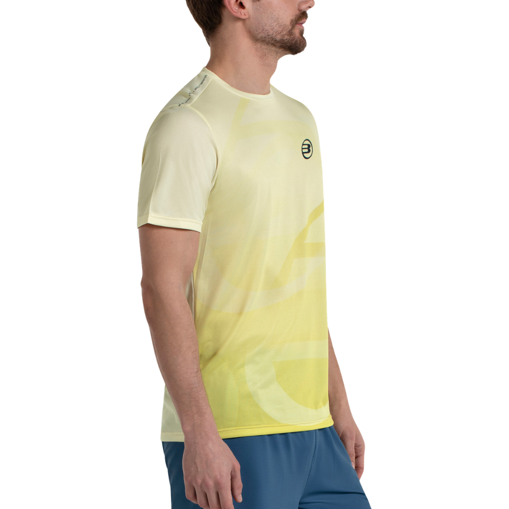 T-shirt Bullpadel Cayon Jaune