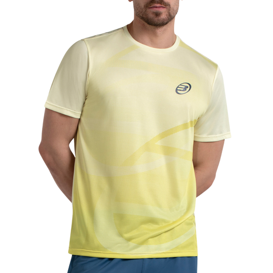 T-shirt Bullpadel Cayon Jaune