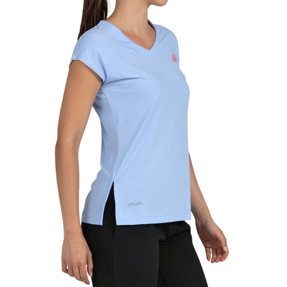 T-shirt Bullpadel Covelo Bleu Femme