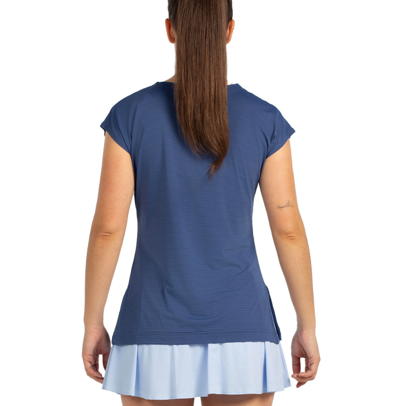 T-shirt Bullpadel Covelo Bleu Marine Femme