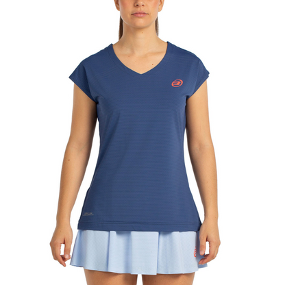 T-shirt Bullpadel Covelo Bleu Marine Femme