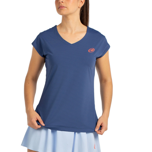T-shirt Bullpadel Covelo Bleu Marine Femme