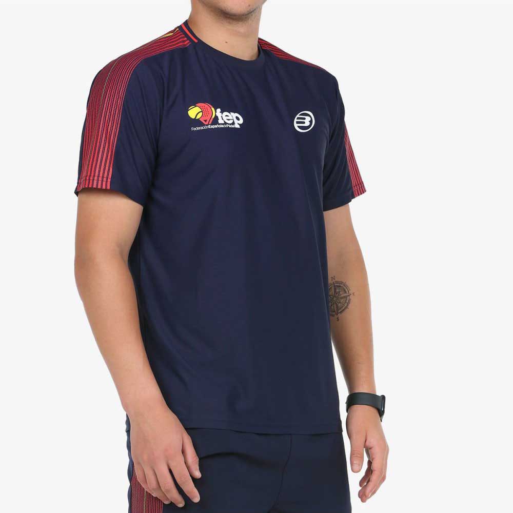 T-shirt Bullpadel Exudo Replica FEP Bleu