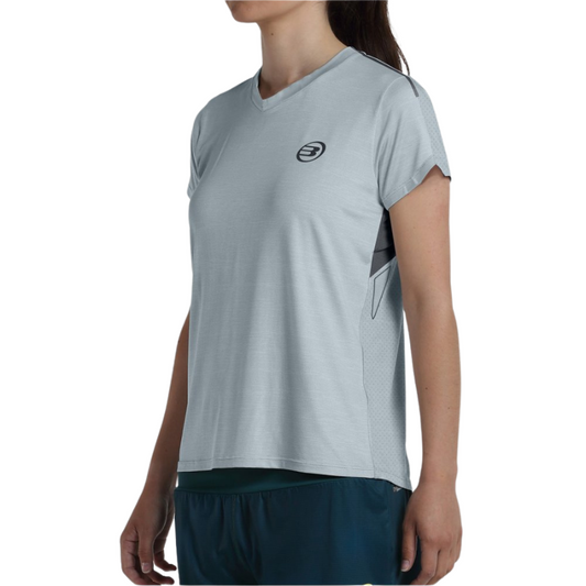 T-shirt Bullpadel Larda Gris Femme