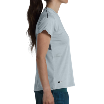 T-shirt Bullpadel Larda Gris Femme