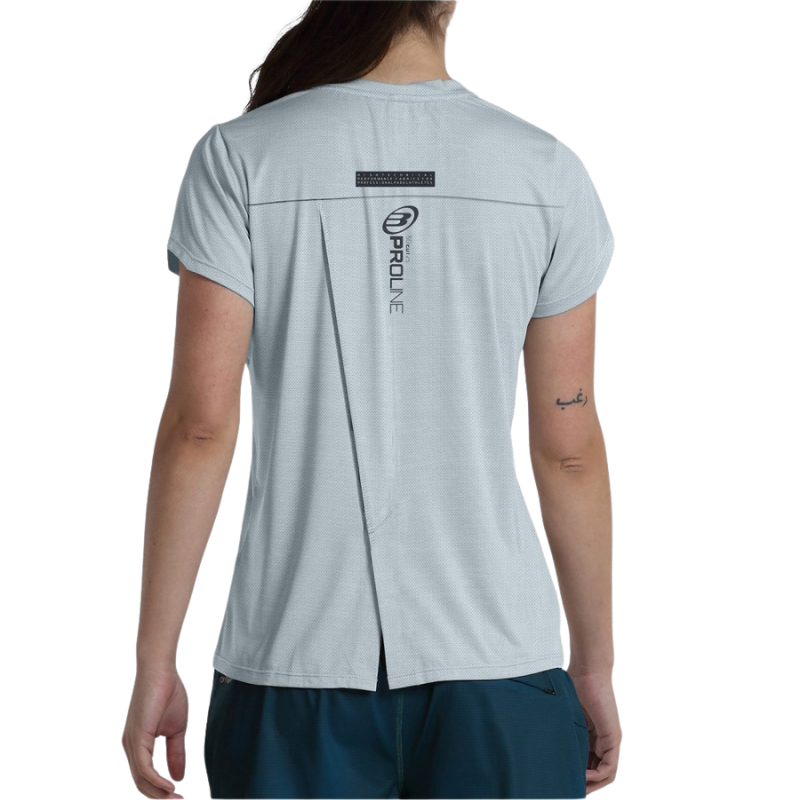 T-shirt Bullpadel Larda Gris Femme