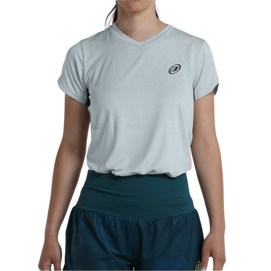 T-shirt Bullpadel Larda Gris Femme