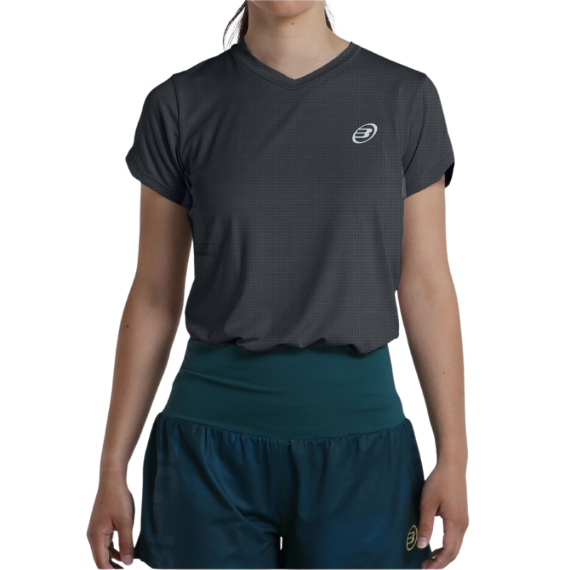 T-shirt Bullpadel Larda Noir Femme