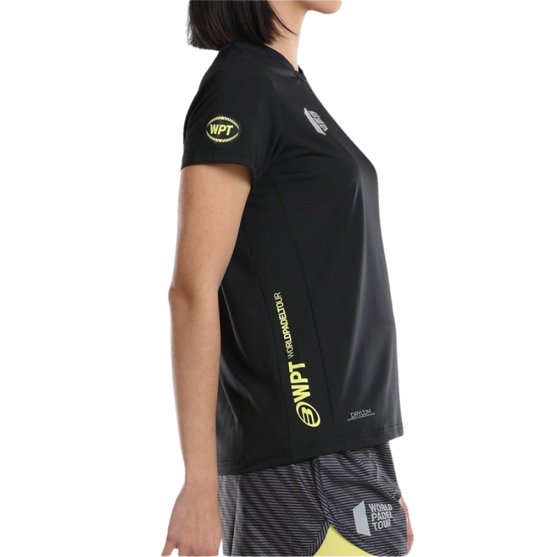 T-shirt Bullpadel Llama Noir Femme