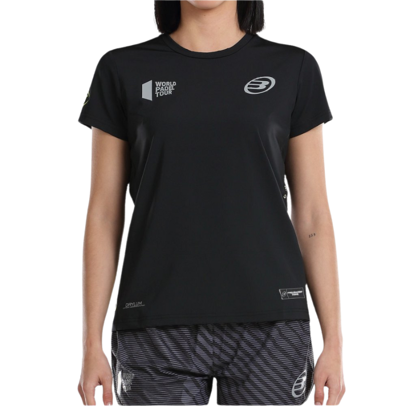 T-shirt Bullpadel Llama Noir Femme