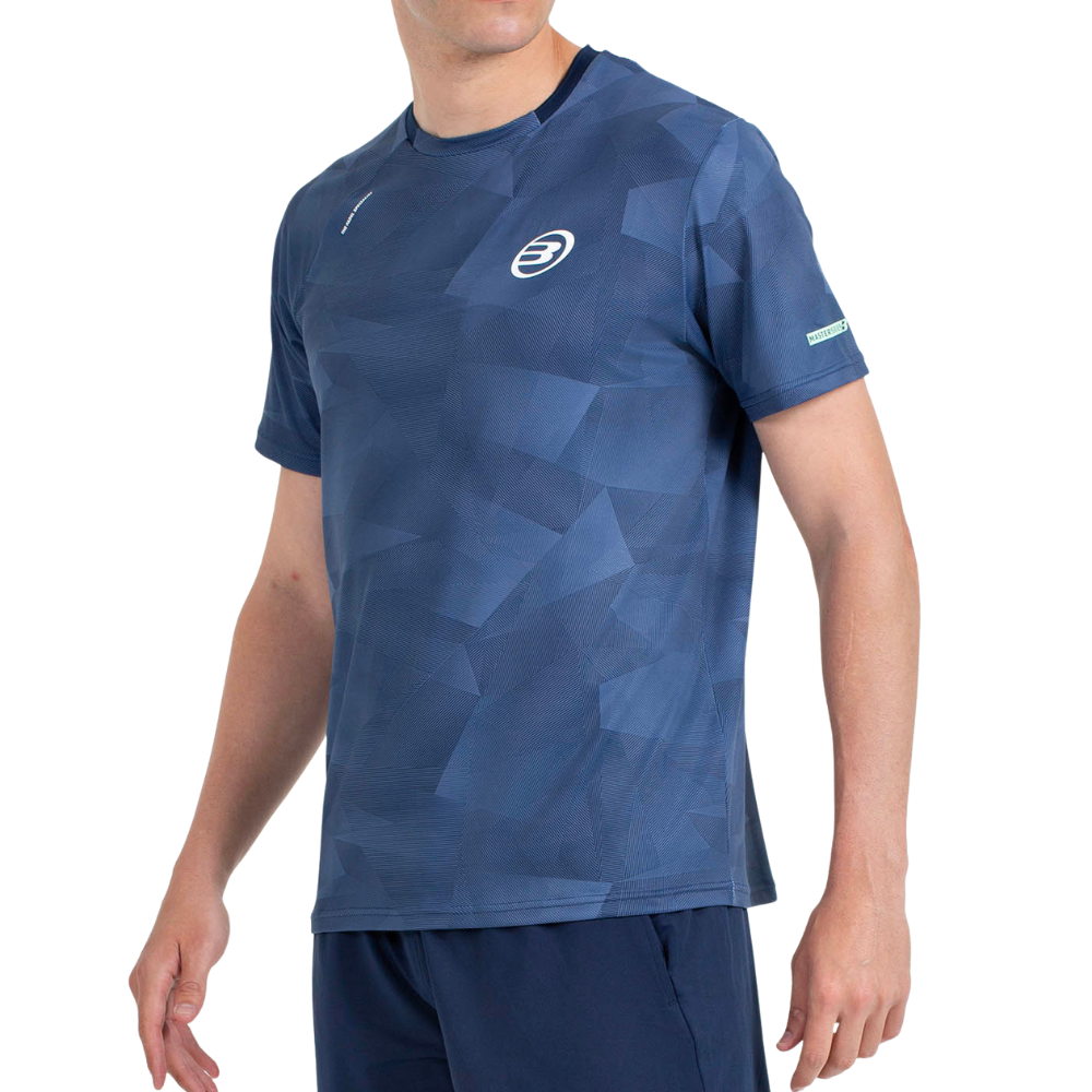T-shirt Bullpadel Manin Bleu