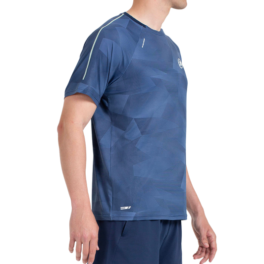 T-shirt Bullpadel Manin Bleu