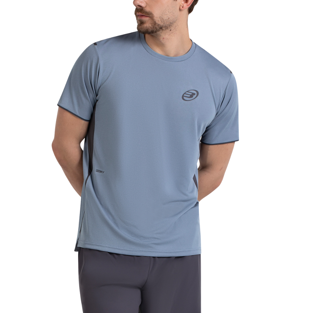 T-shirt Bullpadel Mensa Bleu