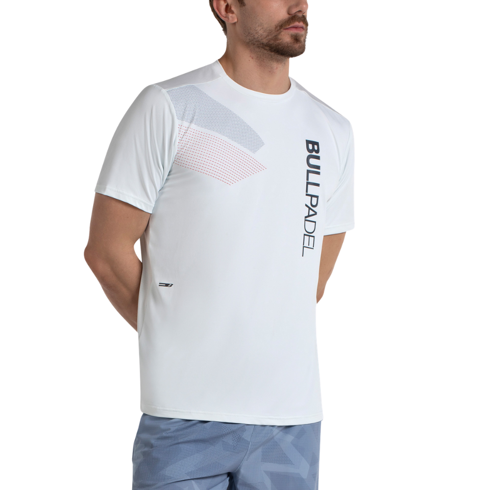 T-shirt Bullpadel Mistel Blanc
