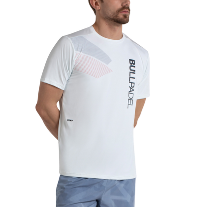 T-shirt Bullpadel Mistel Blanc