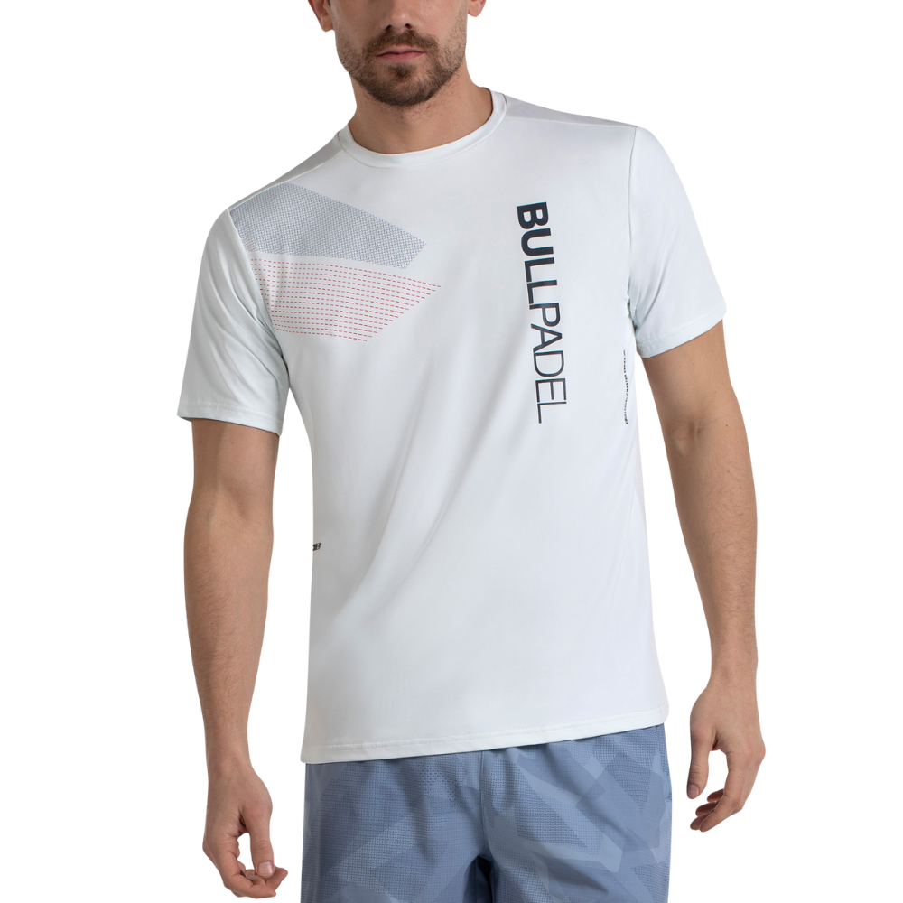 T-shirt Bullpadel Mistel Blanc