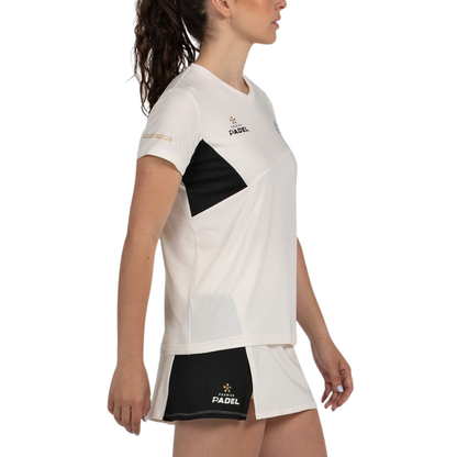 T-shirt Bullpadel Pampan Blanc Femme