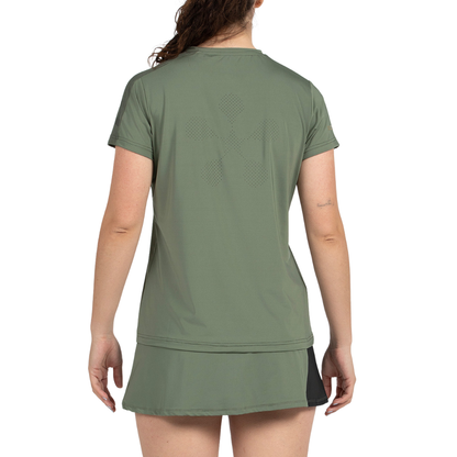 T-shirt Bullpadel Pampan Kaki Femme