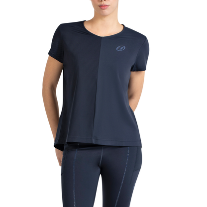 T-shirt Bullpadel Pasiro Bleu Marine Femme