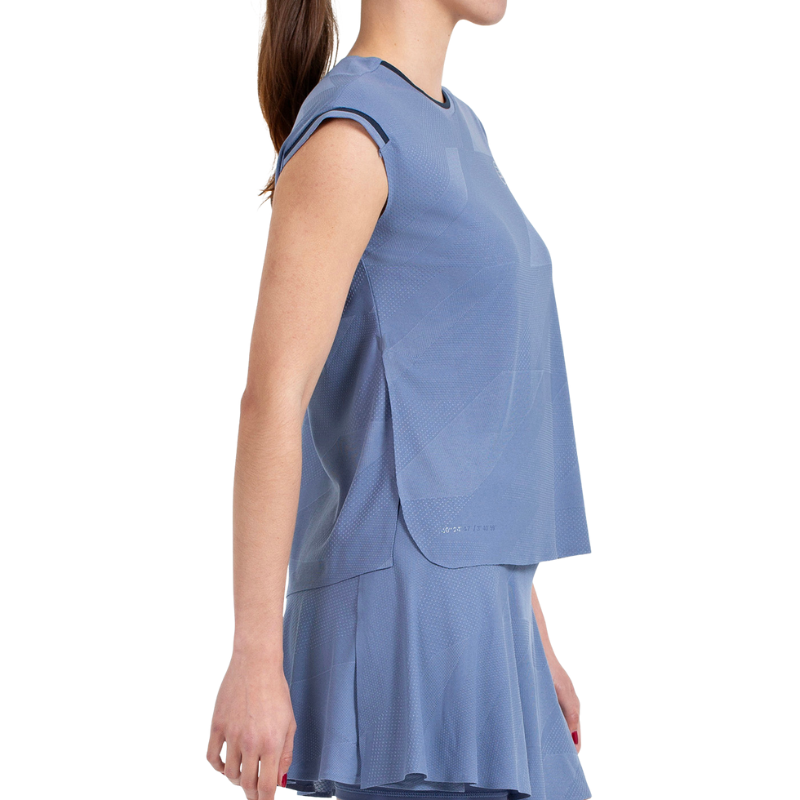 T-shirt Bullpadel Pinatar Bleu Femme