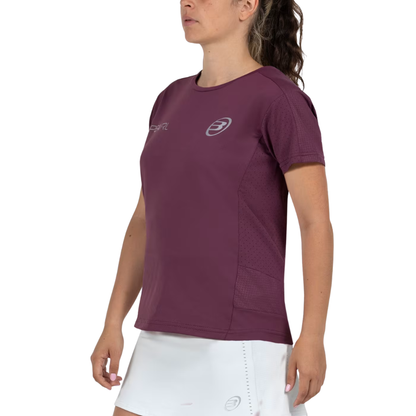T-shirt Bullpadel Replica Bea 26I Bordeaux Femme - Esprit Padel Shop