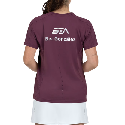 T-shirt Bullpadel Replica Bea 26I Bordeaux Femme - Esprit Padel Shop